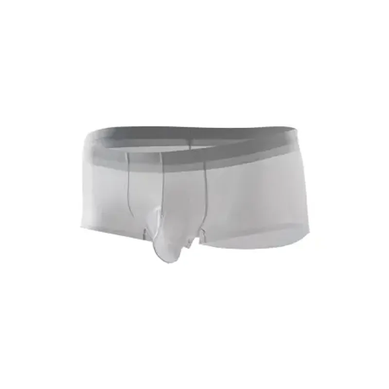 3PCS Men's Ultra Thin Cooling Briefs Lightweight Microfiber Underwear Breathable Design Transparent Underwear Briefs view 3