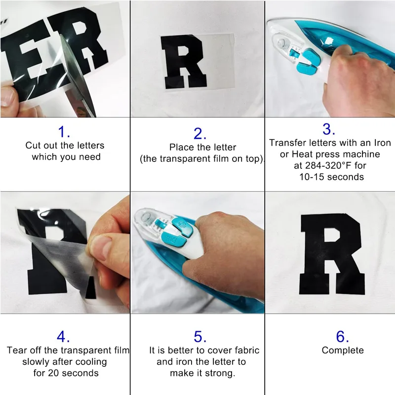 1680pcs Iron On Heat Transfer Letters And Numbers Alphabets Fabric Vinyl Letter DIY For Sport Jerseys T Shirts Clothes Slogan Printing Crafts Decoration view 4