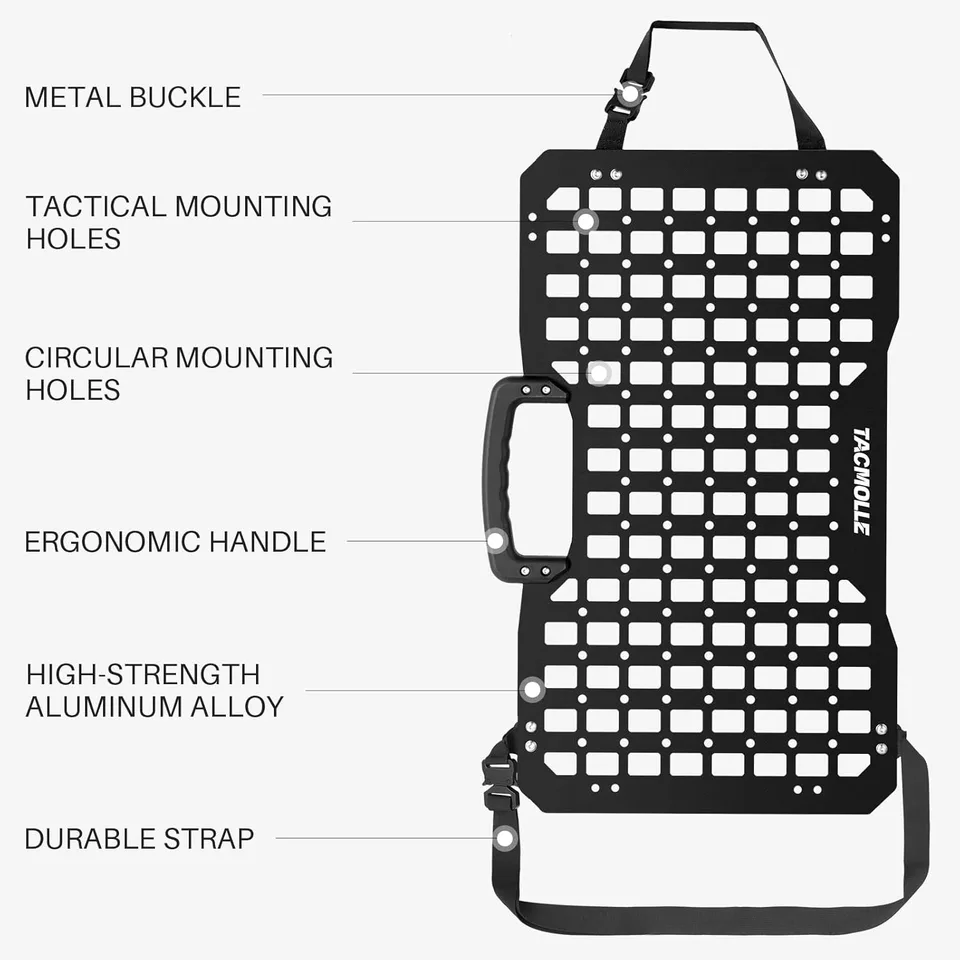TACMOLLE Portable Rigid MOLLE Panel view 2