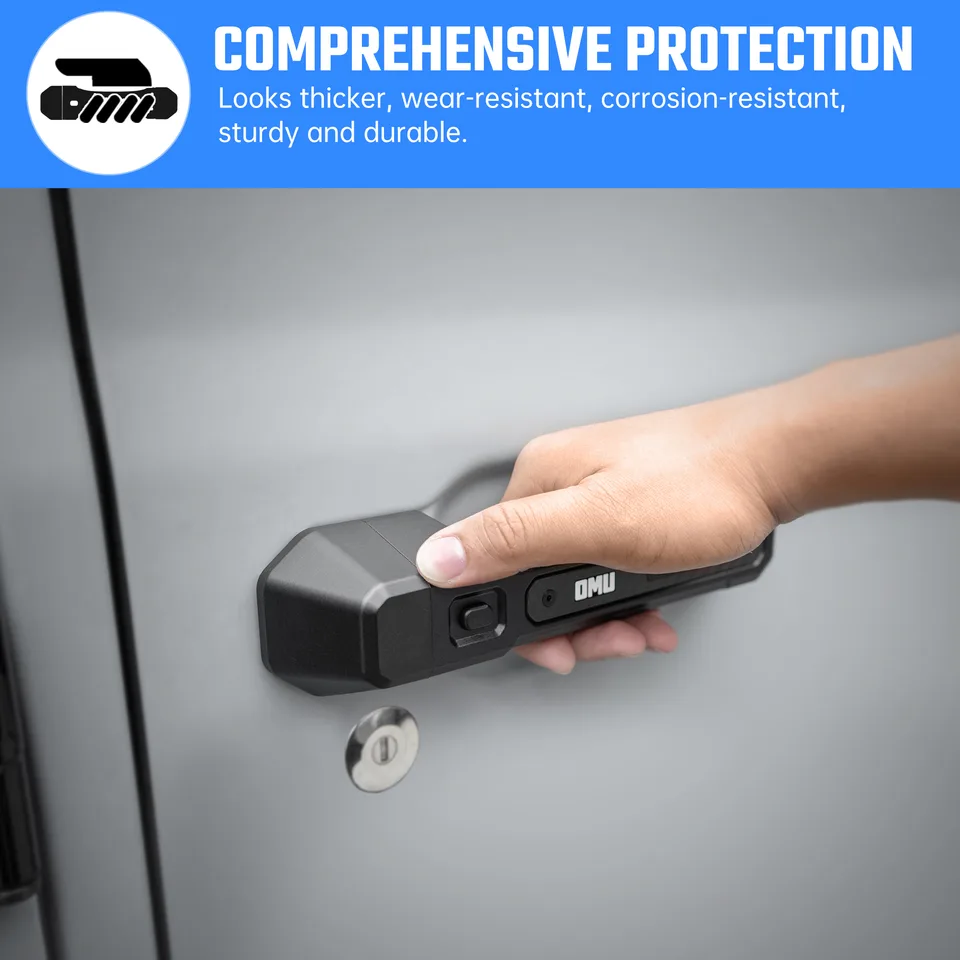 Door Handle Cover For Wrangler JL 2018 4 Doors 5 Pcs view 3