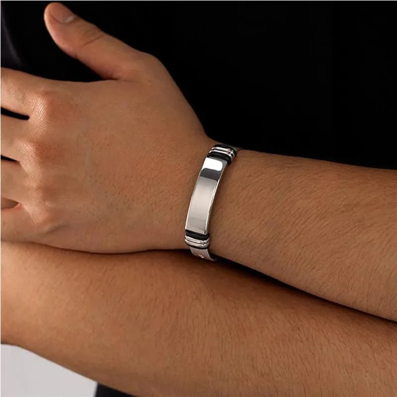 Premium Bracelet Titanium Steel Adjustable Bracelet view 5