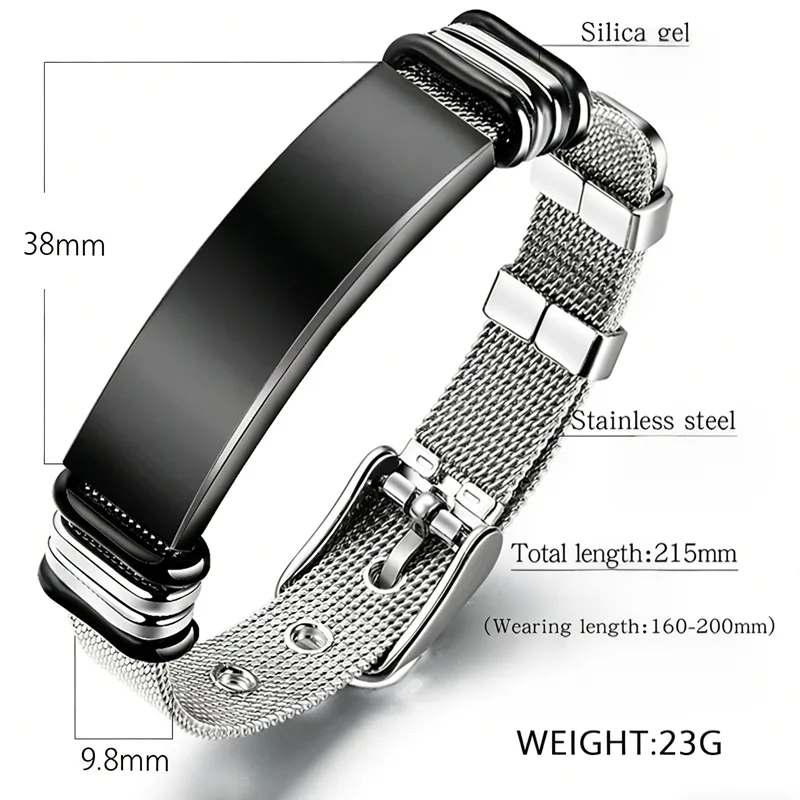 Premium Bracelet Titanium Steel Adjustable Bracelet view 9