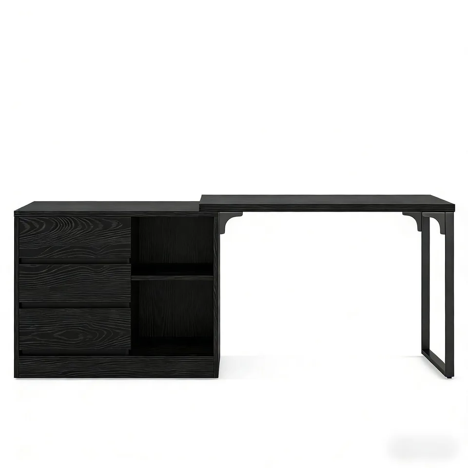 Reversible Corner Office Desk,L-Shaped Computer Desk,Executive Desk view 2