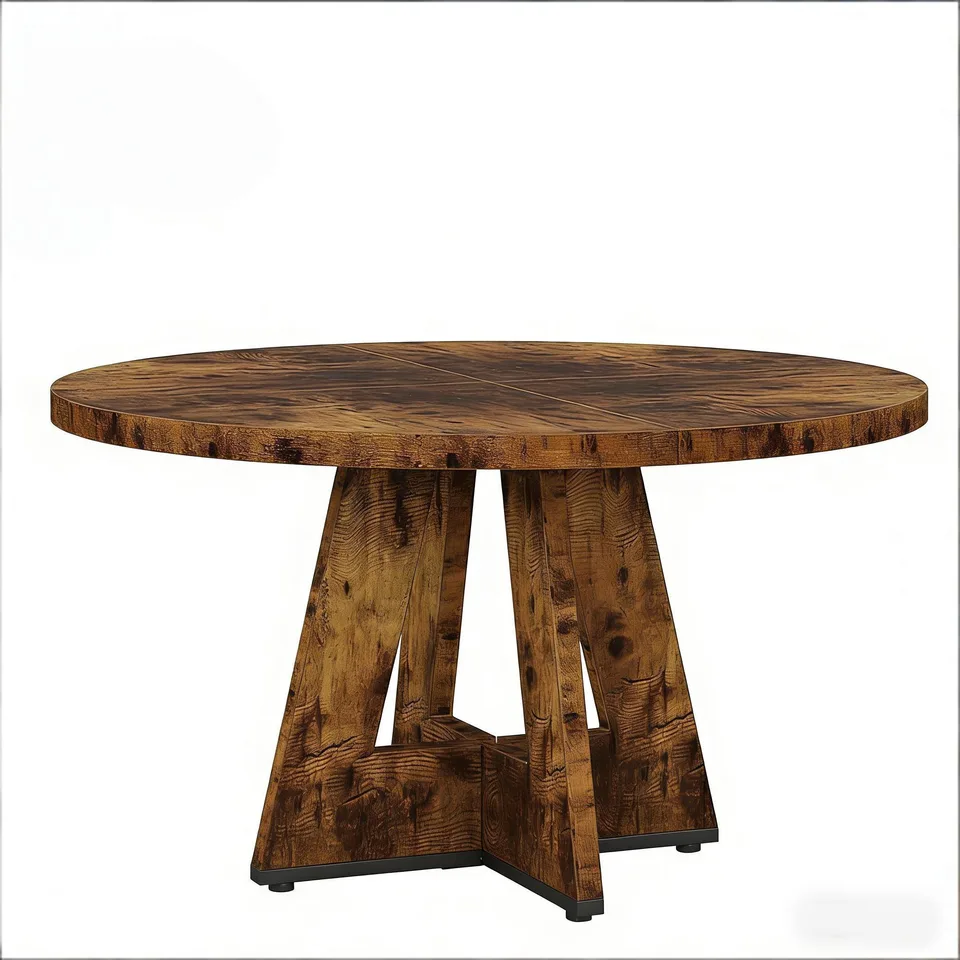 Wooden Coffee Table,Round Bar Table view 3