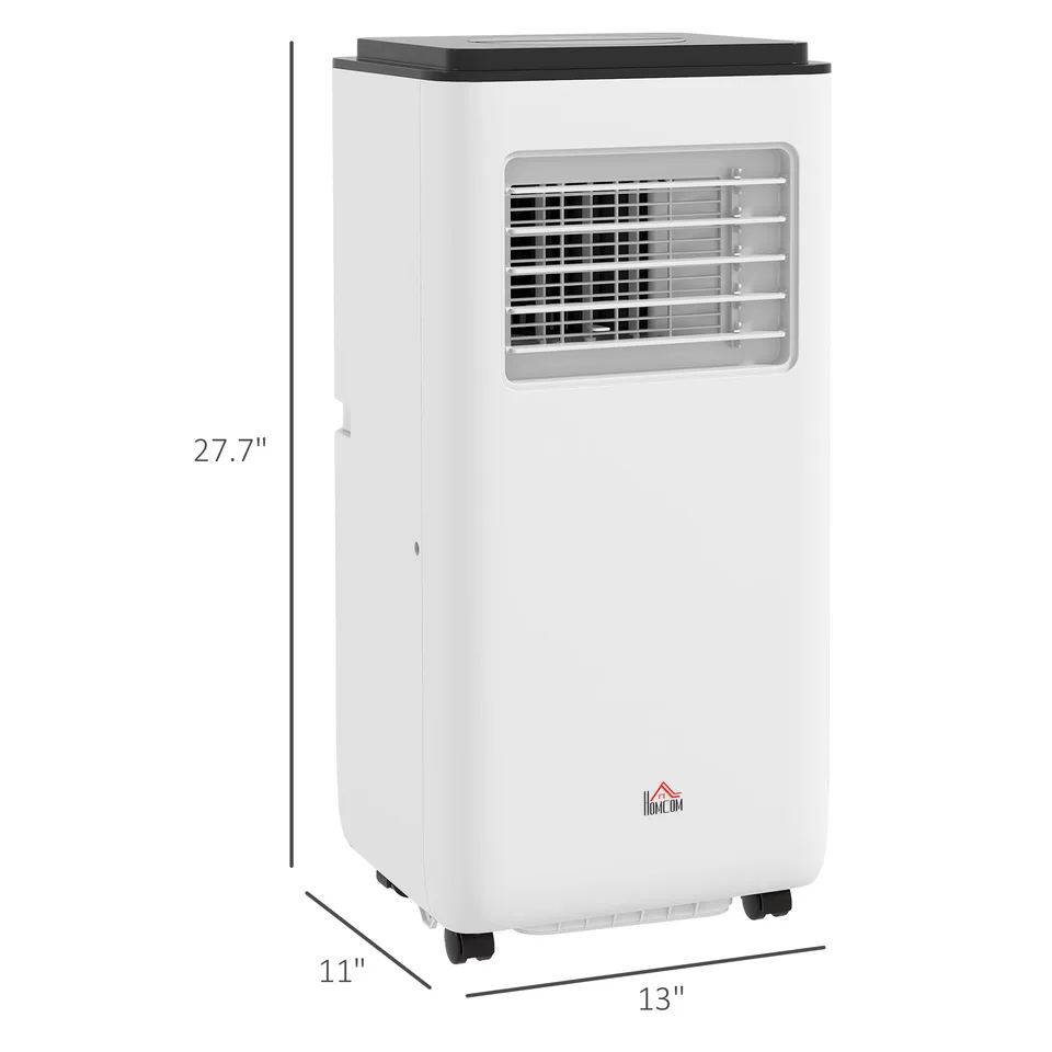 10,000 BTU Moible Air Conditioner 440 Sq. Ft., Dehumidifier Fan Auto Sleep with 24H Timer On/Off, Window Kit, White view 4