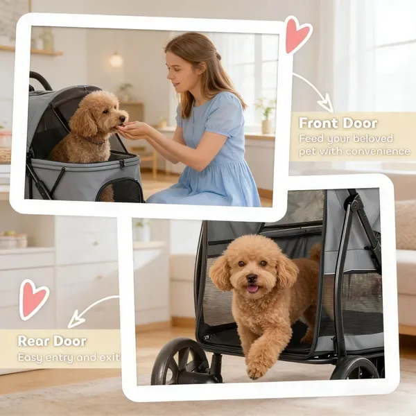 Dog Stroller, Pet Stroller view 3
