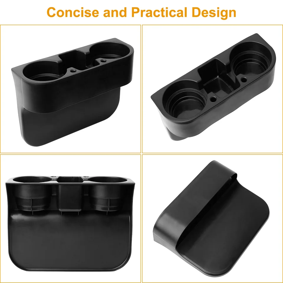 Ansicht 8 von 1 Pc Car Seam Cup Holder Seat Gap Wedge Drink Storage Organizer Console Side Pocket Mount Stand For Pen Phone Bottle Sunglasses