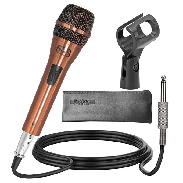 5 Core XLR Microphone Dynamic Mic Karaoke Singing Studio Microfono Handheld Mics view 1
