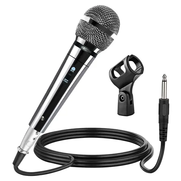 5 CORE Microphone Dynamic Vocal Handheld Mic Cardioid Unidirectional Microfono W On Off Switch + XLR Audio Cable For Singing Karaoke Public view 1