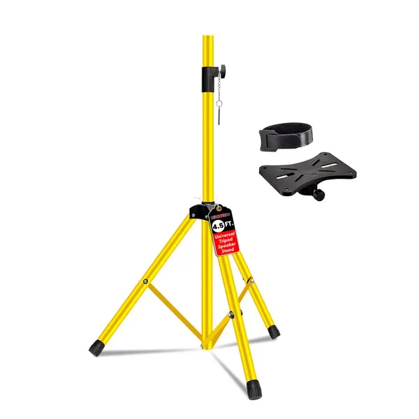 5 Core Speaker Stand Adjustable 31 To 54" PA DJ Tripod Stands Heavy Duty W 35mm Insert 132 Lbs view 1
