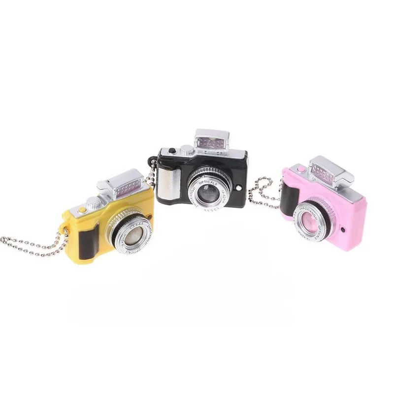 Ansicht 7 von 3PCS Mini Camera For Doll For Creative Camera Led Keychains With Sound LED Flashlight For Key Chain