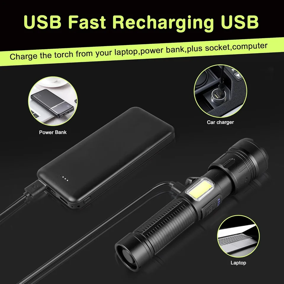 LED Rechargeable Flashlight view 3