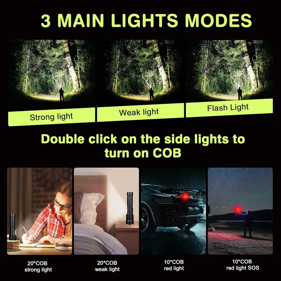 LED Rechargeable Flashlight view 2