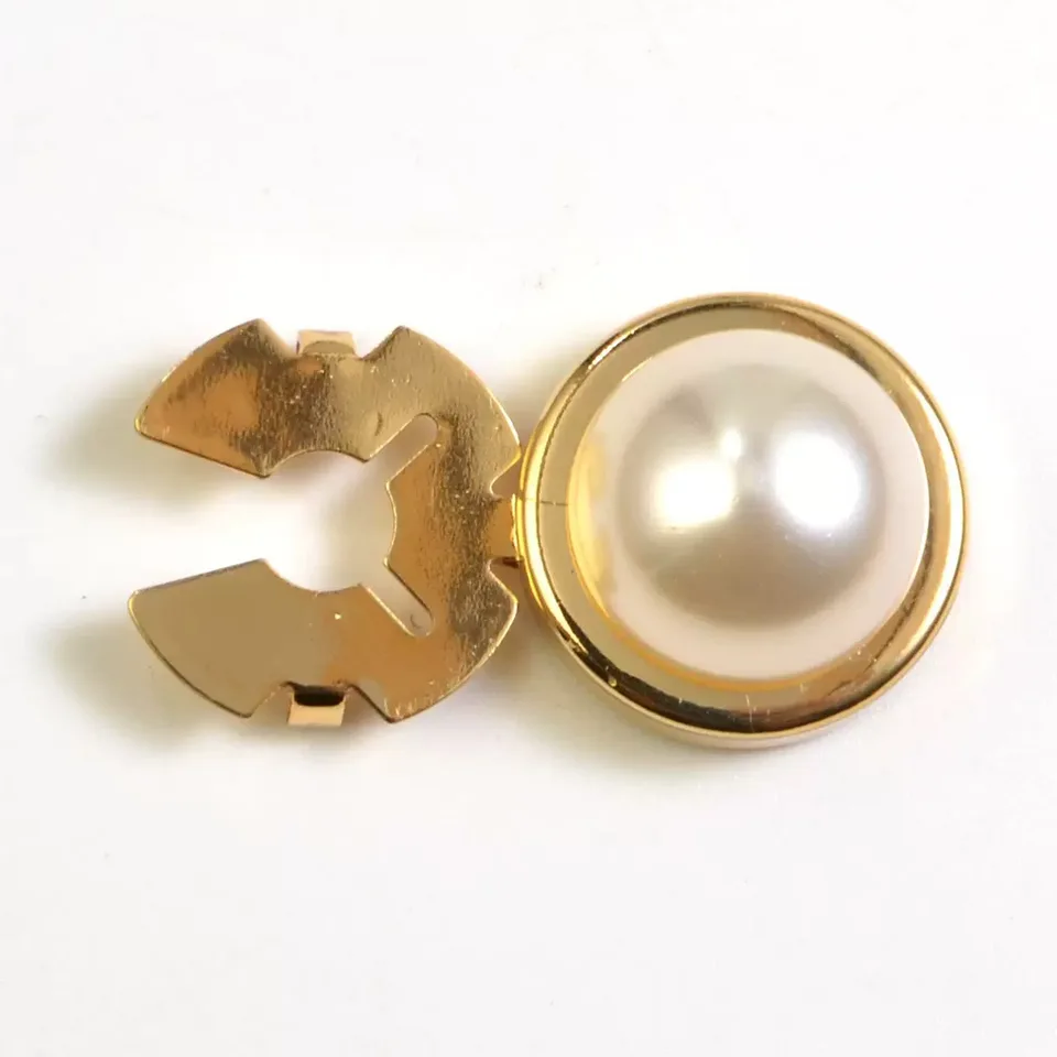 Ansicht 6 von Luxury Rhinestone Button Covers Clip-On Shirt Cufflink Pin