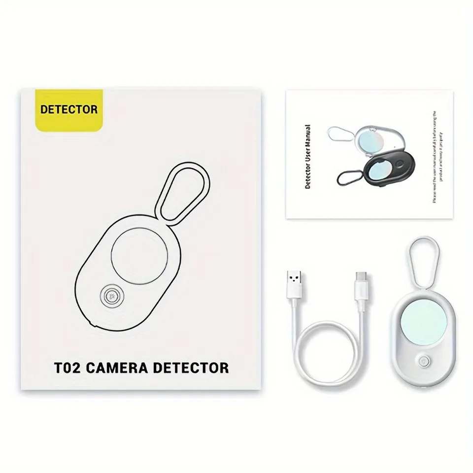 Rechargeable USB-powered Infrared Camera Detector, Portable Anti-spy Surveillance Scanner view 2