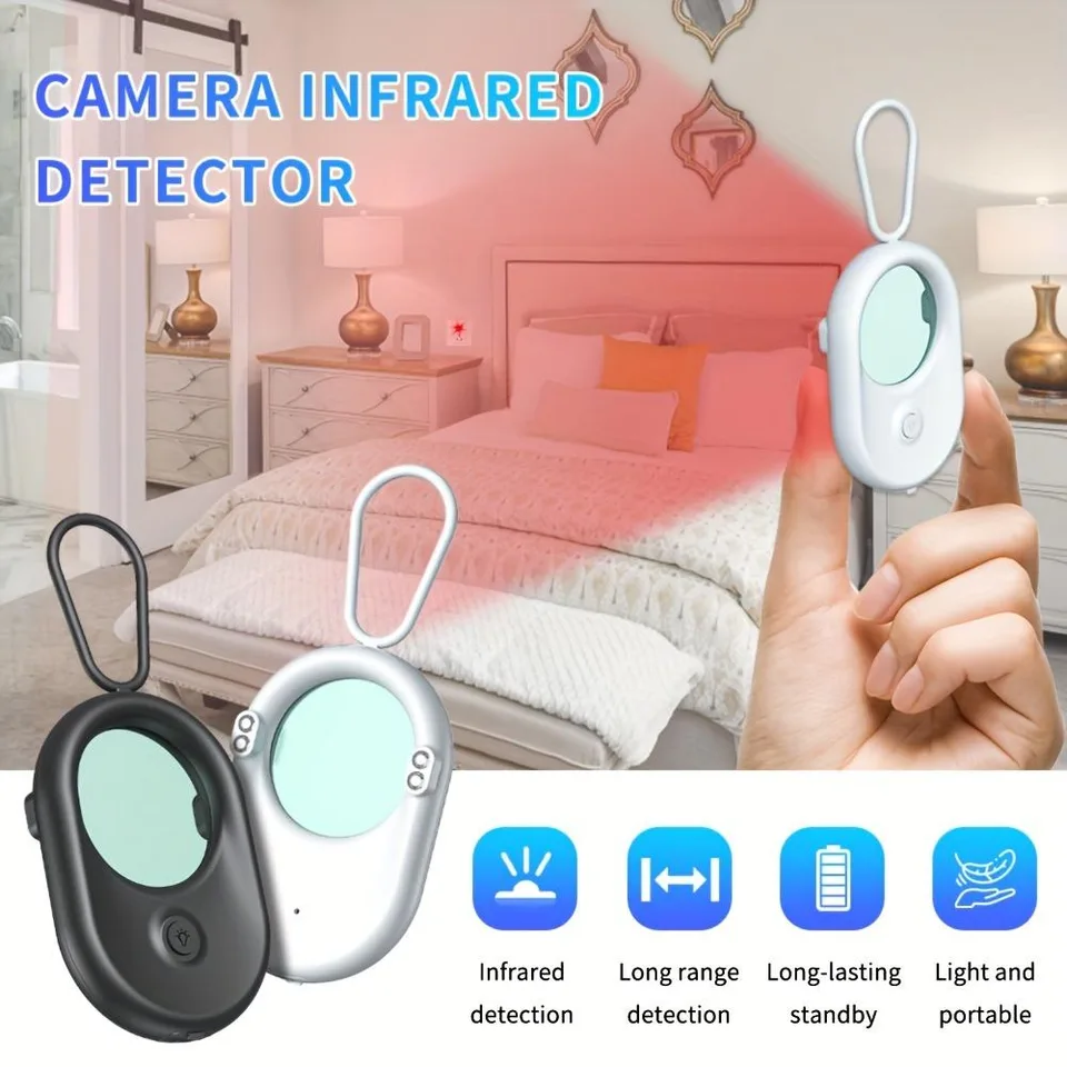 Rechargeable USB-powered Infrared Camera Detector, Portable Anti-spy Surveillance Scanner view 4