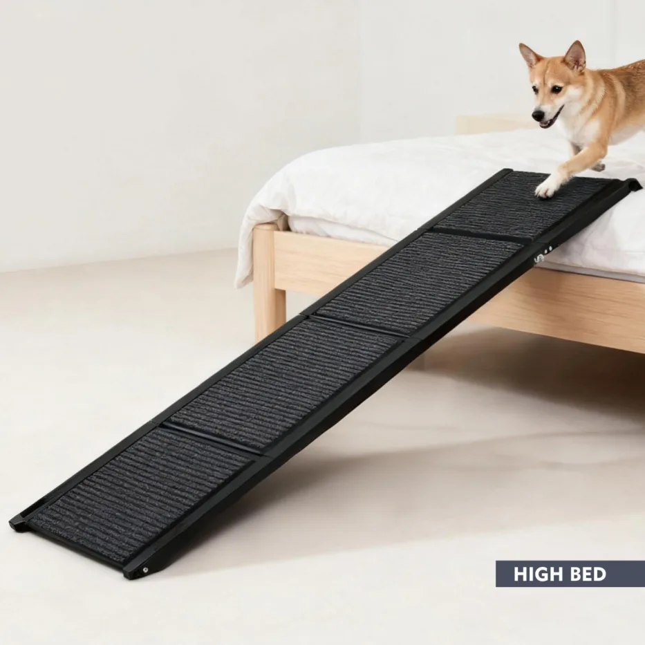 Dog Ramp For Car 71inch Long & 19.3inch Wide Portable Dog Ramps For Large Dogs With Non-Slip Rug Surface Dog Car Ramp For SUV Car & Truck view 10