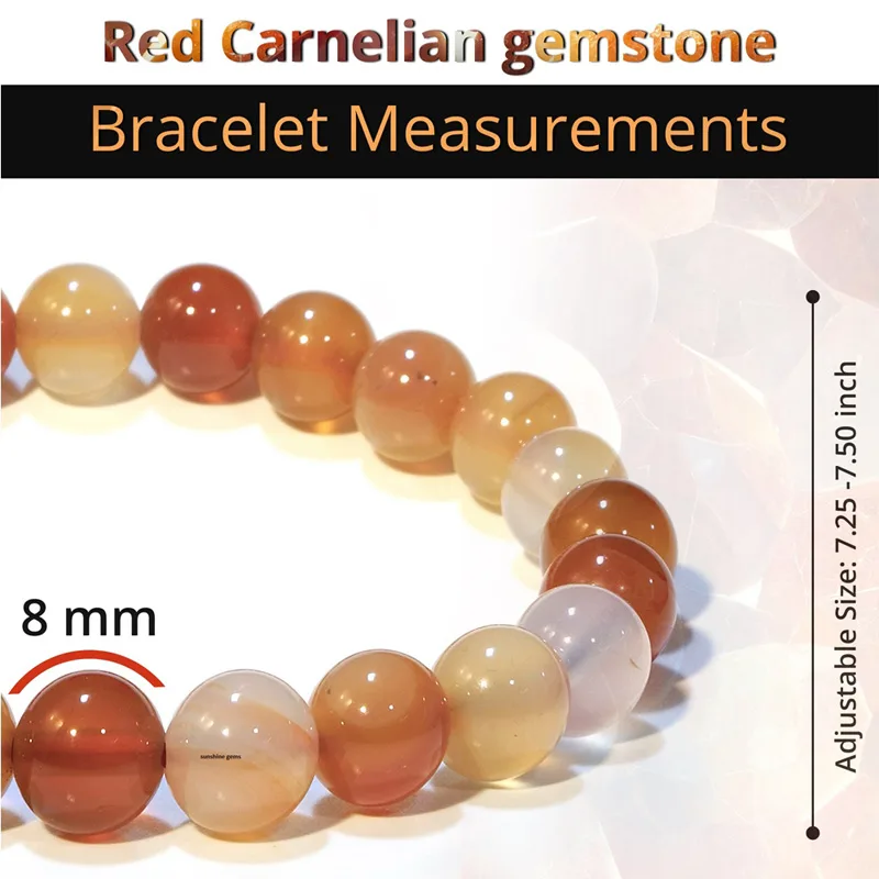 Ansicht 3 von Healing Crystals Beaded Bracelets For Womens Natural Gemstone 8mm Beads Stretch Bracelets With Double Happiness Pendant