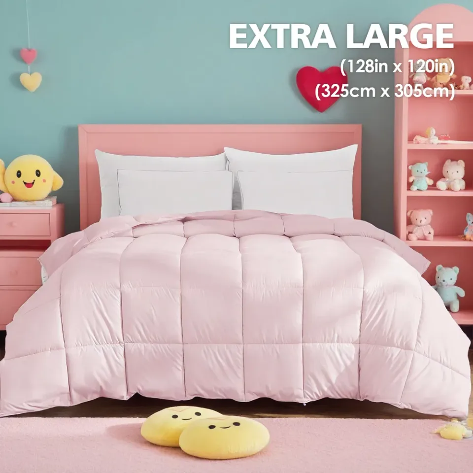 Pink Comforter Insert, Soft And Comfortable Against The Skin, Suitable For All Seasons, Machine Washable, Perfect For Home And Bedroom, And Makes A Great Christmas Gift. view 3