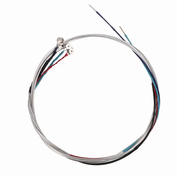 Do Not Sell On Amazon - 3-4 4-4 Nickel Silver Wound Violin Strings Set Silver view 2