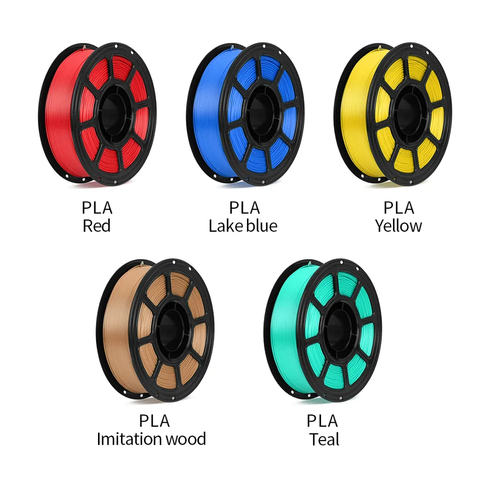 PLA 5 Pack 3D Printer Filament, 1.75mm PLA Filament Bundle, 5 Rolls Set For FDM 3D Printers, Smooth Printing, Low Warping, Easy To Print view 7