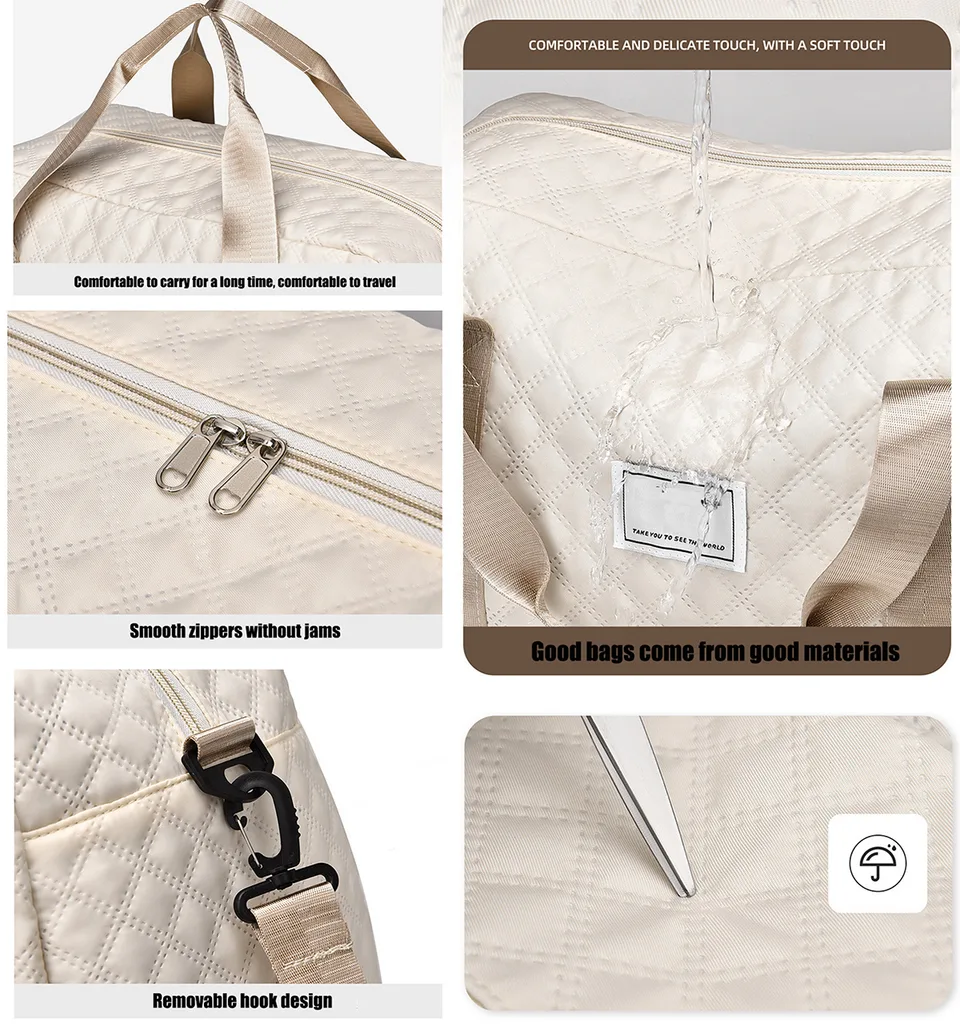 Multi-Functional Crossbody Gym Bag - Dry-Wet Separation, Large Capacity For Travel, Workout & Business Trips - Waterproof Sports Duffle view 6