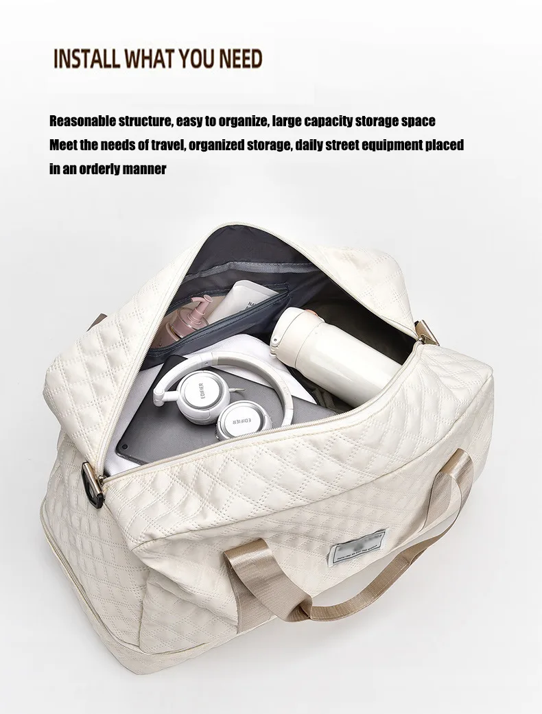 Multi-Functional Crossbody Gym Bag - Dry-Wet Separation, Large Capacity For Travel, Workout & Business Trips - Waterproof Sports Duffle view 4