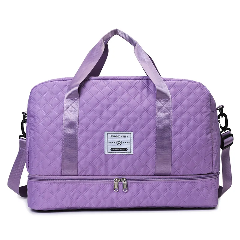 Multi-Functional Crossbody Gym Bag - Dry-Wet Separation, Large Capacity For Travel, Workout & Business Trips - Waterproof Sports Duffle view 5