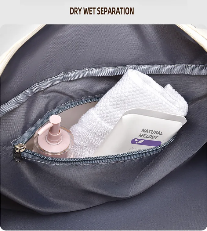 Multi-Functional Crossbody Gym Bag - Dry-Wet Separation, Large Capacity For Travel, Workout & Business Trips - Waterproof Sports Duffle view 16