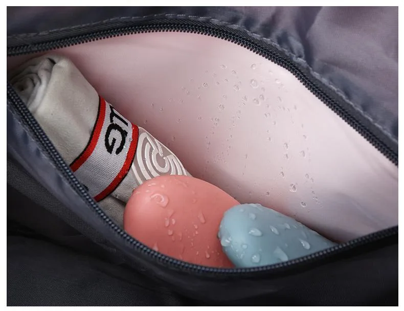 Iridescent Pearl Gym Bag ,Holographic Shiny Sports Duffel With Separate Shoe Compartment,Large Capacity Yoga Bag With Wet Dry Separation view 16