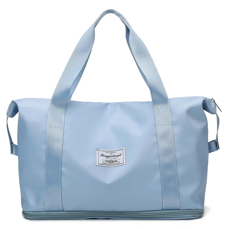 Large Capacity Expandable Gym Bag For Women - Waterproof Travel Duffel With Wet Pocket,Versatile Yoga Sports Bag With Shoe Compartment view 4