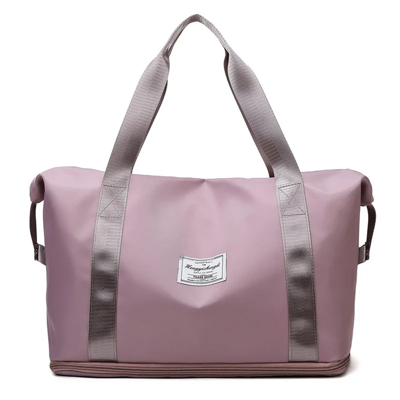Large Capacity Expandable Gym Bag For Women - Waterproof Travel Duffel With Wet Pocket,Versatile Yoga Sports Bag With Shoe Compartment view 2