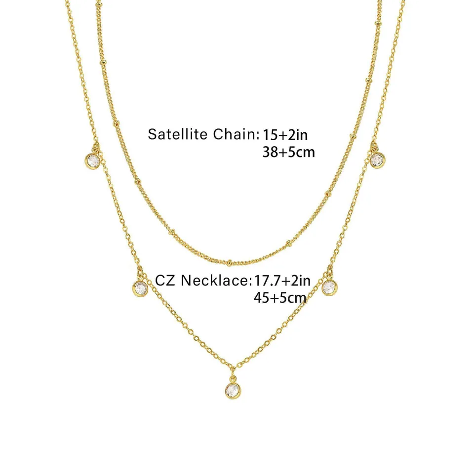 Waterdrop Chain Necklace view 3