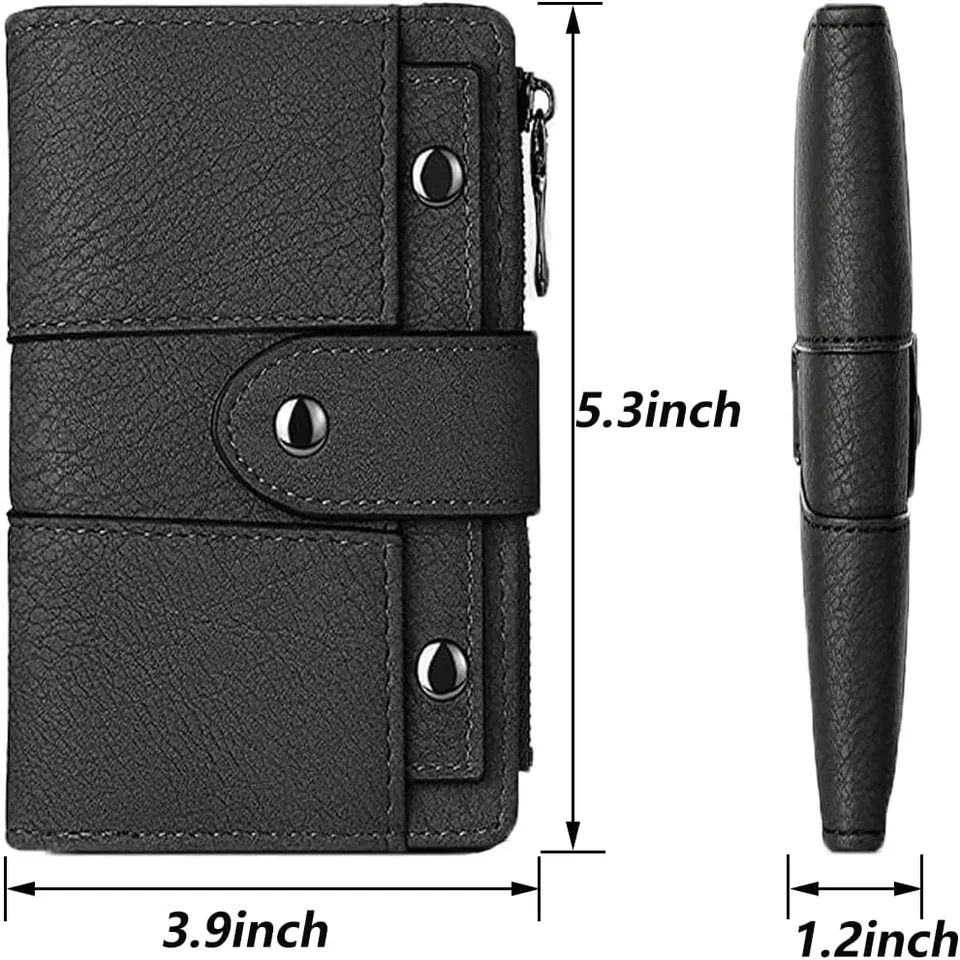 Wallet For Women Leather Slim Womens Wallet Bifold Multi Card Holder Organizer Designer With Removable ID Window view 6