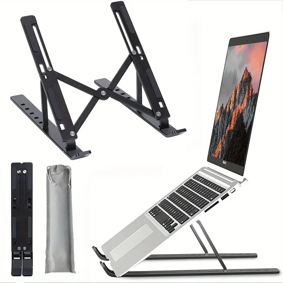 LAPTOP STAND PORTABLE ADJUSTABLE TABLET HOLDER DESK RISER FOR NOTEBOOK BOOK view 1
