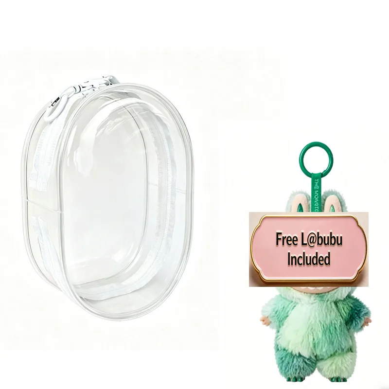 Vue 7 de Doll Backpack,Mini Storage Case,PVC Dustproof Small Doll Bag For Mini Dolls Figures,labubu Doll Bag