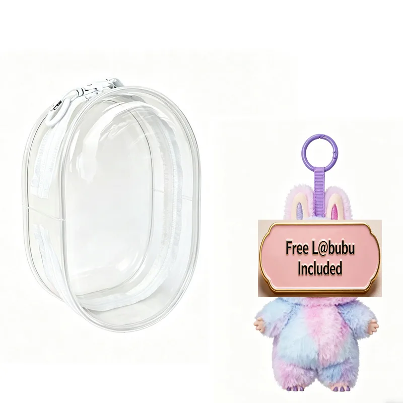 Vue 11 de Doll Backpack,Mini Storage Case,PVC Dustproof Small Doll Bag For Mini Dolls Figures,labubu Doll Bag