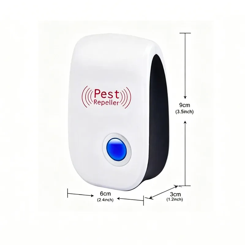 6 Pcs Ultrasonic Pest Repeller, Pest Control Plug In Indoor Pests For Mosquito, Insects,Cockroaches, Rats, Bug, Spider view 8