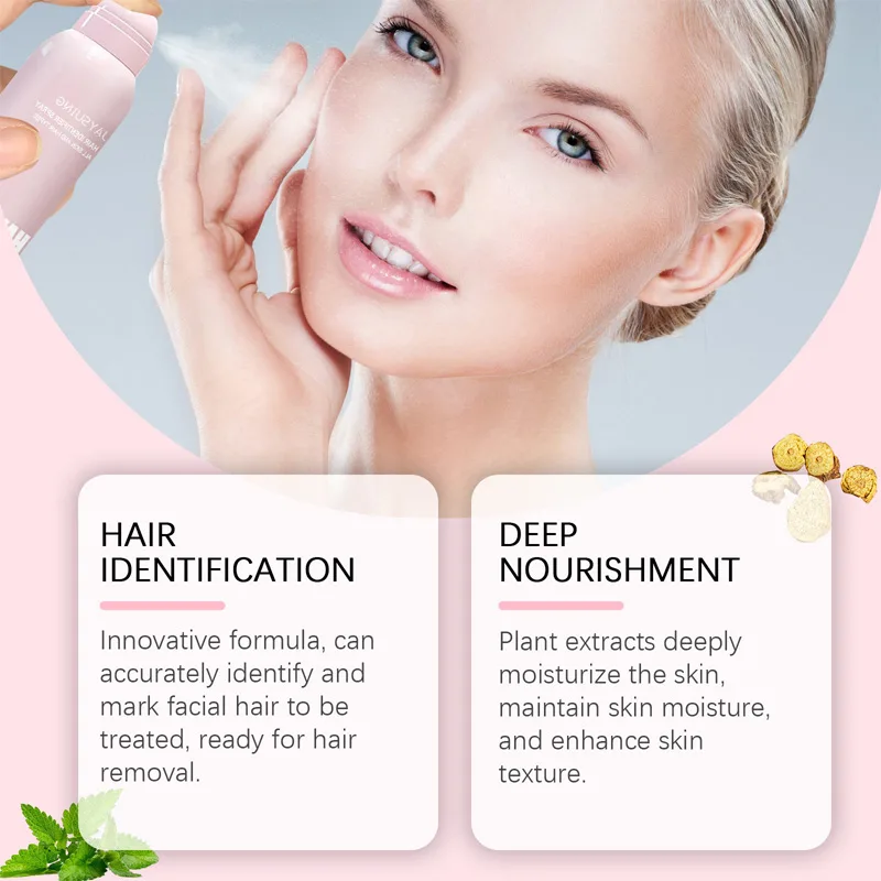 Hair Identifier Spray For Face Shaving, Skin Body Hair Identifying Spray,Moisturizing And Skin Care Set view 3