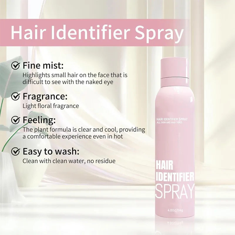 Hair Identifier Spray For Face Shaving, Skin Body Hair Identifying Spray,Moisturizing And Skin Care Set view 4
