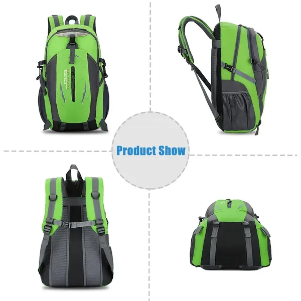 36L Outdoor Backpack Waterproof Daypack Travel Knapsack For Hiking Camping Picnic Travel School Spring Summer view 2