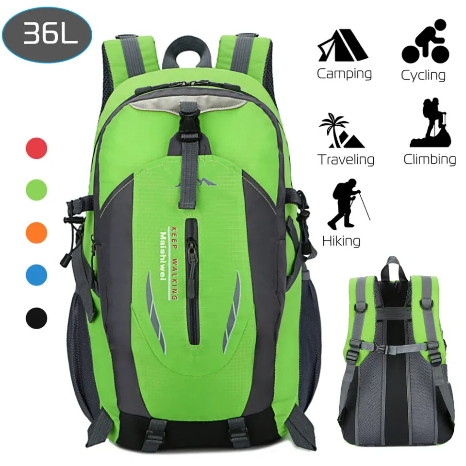 36L Outdoor Backpack Waterproof Daypack Travel Knapsack For Hiking Camping Picnic Travel School Spring Summer view 10