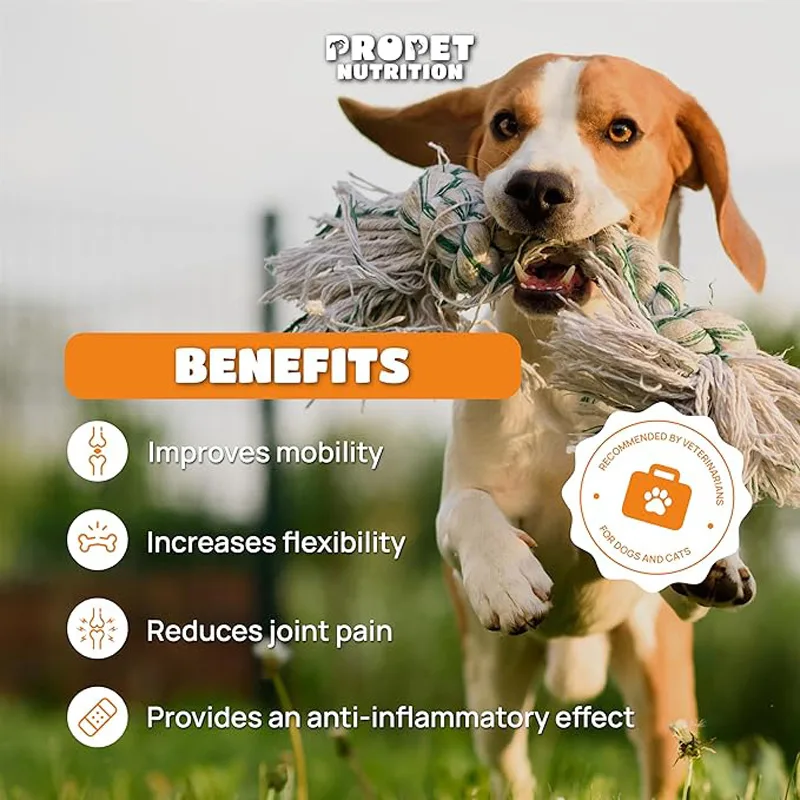 Joint Supplements For Dogs And Cats With Glucosamine, Chondroitin, 10 Vitamins, Hyaluronic Acid And MSM view 2