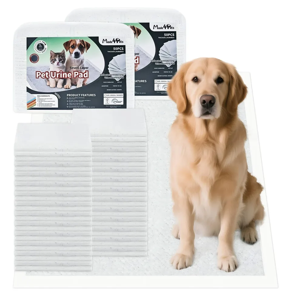 Made4 Pets Dog And Puppy Pee Pads, Leak-proof And Quick-drying Design, For Potty Training, 100 Pads Per Pack.,Self-pickup Only