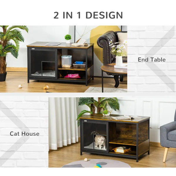 Wooden Cat House view 5