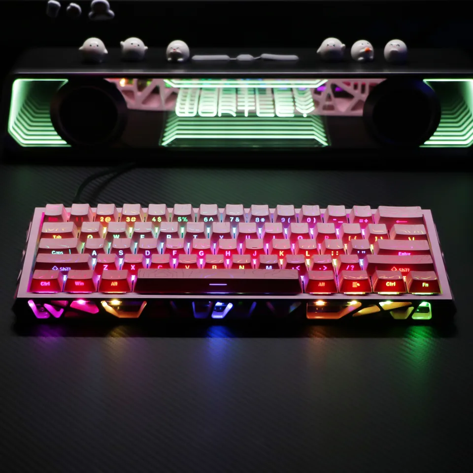 NJ61 Hollow Single-Mode Mechanical Keyboard view 5