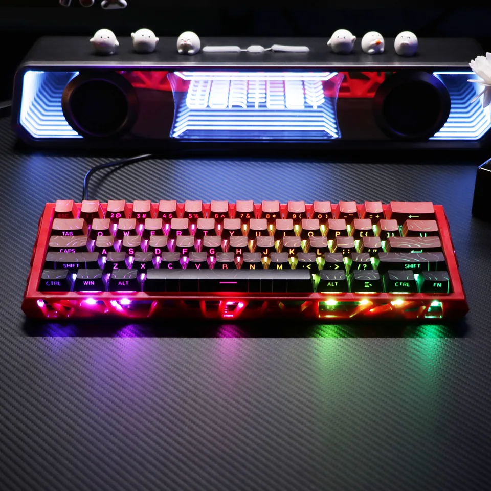 NJ61 Hollow Single-Mode Mechanical Keyboard view 11