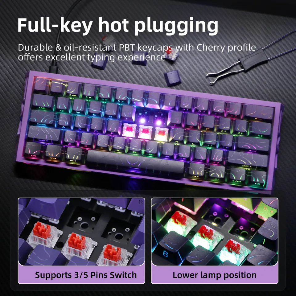 NC61 Magnetic Shaft Single-Mode Mechanical Keyboard view 15
