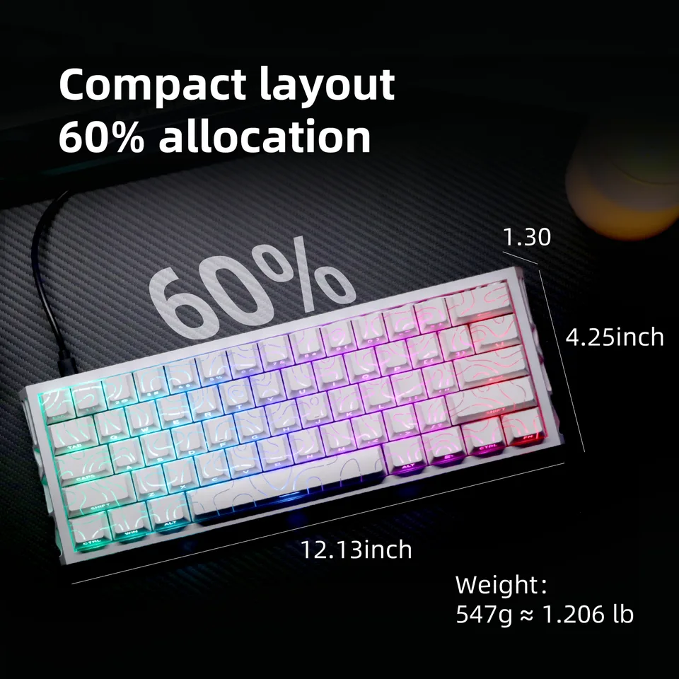 NC61 Magnetic Shaft Single-Mode Mechanical Keyboard view 19