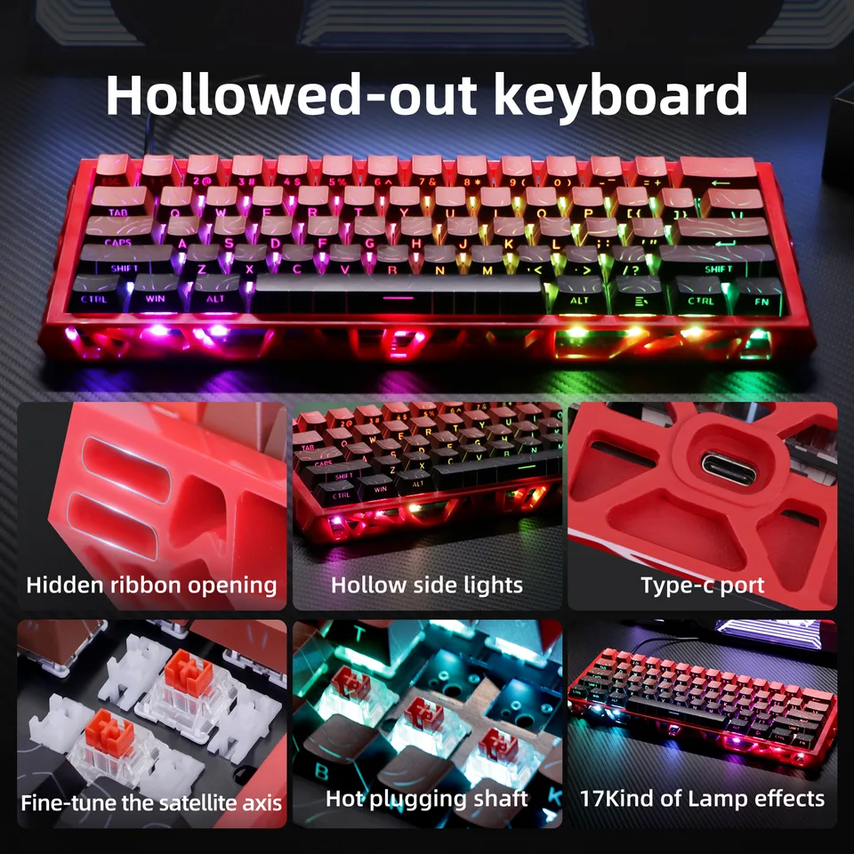 NC61 Magnetic Shaft Single-Mode Mechanical Keyboard view 10